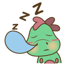 DeeDee, the cute green dragon sticker #540926