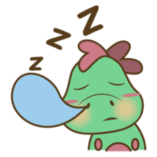 DeeDee, the cute green dragon sticker #540926