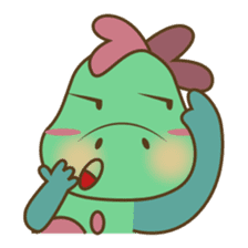 DeeDee, the cute green dragon sticker #540930