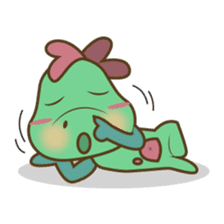 DeeDee, the cute green dragon sticker #540933