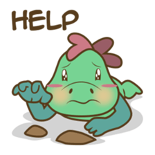 DeeDee, the cute green dragon sticker #540937