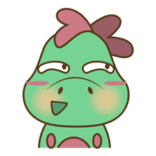 DeeDee, the cute green dragon sticker #540941