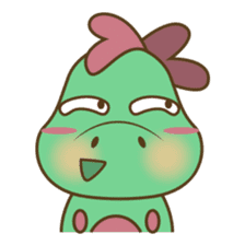 DeeDee, the cute green dragon sticker #540941