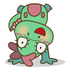 DeeDee, the cute green dragon sticker #540944