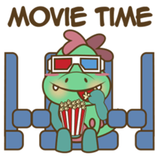 DeeDee, the cute green dragon sticker #540948