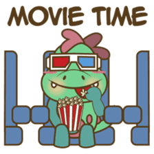 DeeDee, the cute green dragon sticker #540948