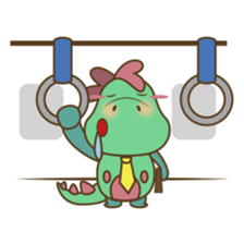 DeeDee, the cute green dragon sticker #540951