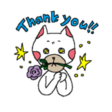 my favorite mother's dog sticker #541196