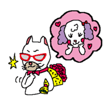 my favorite mother's dog sticker #541206