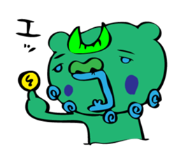 Pick the nose hanahoji okinawa monster sticker #541317