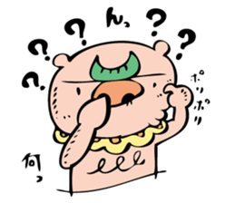 Pick the nose hanahoji okinawa monster sticker #541334