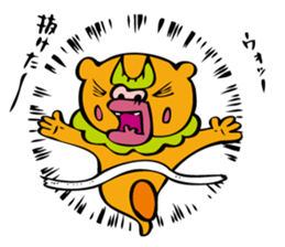 Pick the nose hanahoji okinawa monster sticker #541336