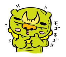 Pick the nose hanahoji okinawa monster sticker #541348