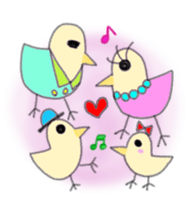 Chick Stickers!! sticker #541992