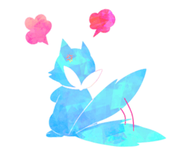 Colorful Wolves sticker #542101