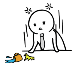 The Working Man Mr. White sticker #542423