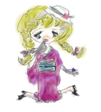 kawaii nail life & kimono princess story sticker #542754