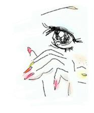 kawaii nail life & kimono princess story sticker #542759