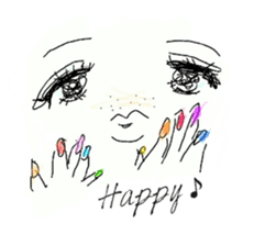 kawaii nail life & kimono princess story sticker #542761