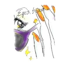 kawaii nail life & kimono princess story sticker #542769