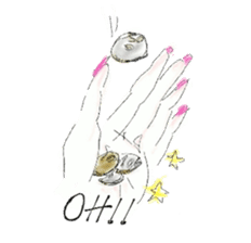 kawaii nail life & kimono princess story sticker #542777