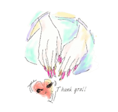 kawaii nail life & kimono princess story sticker #542778