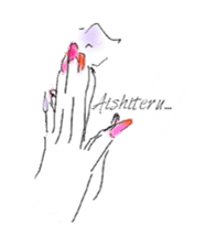 kawaii nail life & kimono princess story sticker #542784