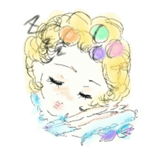 kawaii nail life & kimono princess story sticker #542788