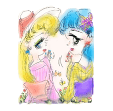 kawaii nail life & kimono princess story sticker #542793