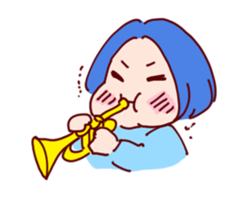 Everyone of brass band sticker #542895