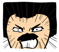 Hige Afro sticker #543487