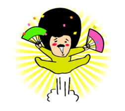 Hige Afro sticker #543490