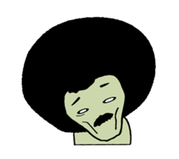Hige Afro sticker #543502