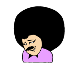 Hige Afro sticker #543509