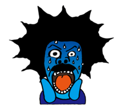 Hige Afro sticker #543511