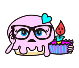 Pink Cupcake sticker #544155