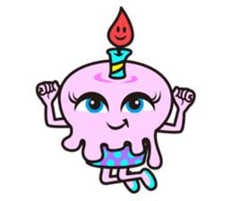 Pink Cupcake sticker #544156