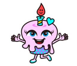 Pink Cupcake sticker #544158