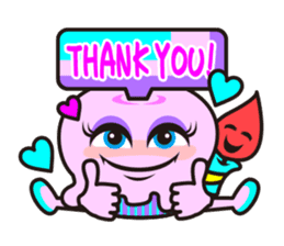 Pink Cupcake sticker #544161