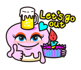 Pink Cupcake sticker #544165