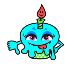 Pink Cupcake sticker #544173