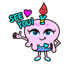 Pink Cupcake sticker #544175