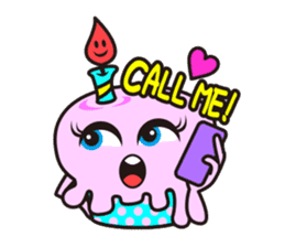 Pink Cupcake sticker #544176