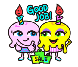 Pink Cupcake sticker #544177