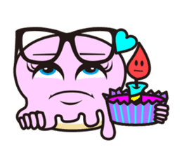 Pink Cupcake sticker #544183