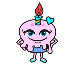 Pink Cupcake sticker #544185