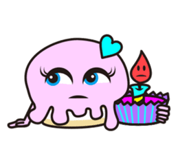 Pink Cupcake sticker #544187