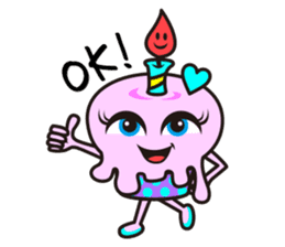 Pink Cupcake sticker #544188