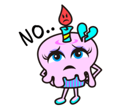 Pink Cupcake sticker #544189