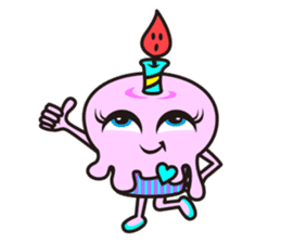 Pink Cupcake sticker #544190